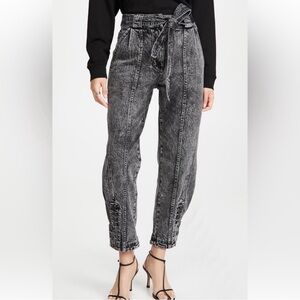 Ulla Johnson Acid Wash Barrel Carmen Jeans
